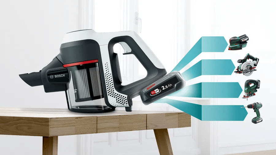 Bosch BCS61113 Serie 6 Şarjlı Süpürge Unlimited Beyaz