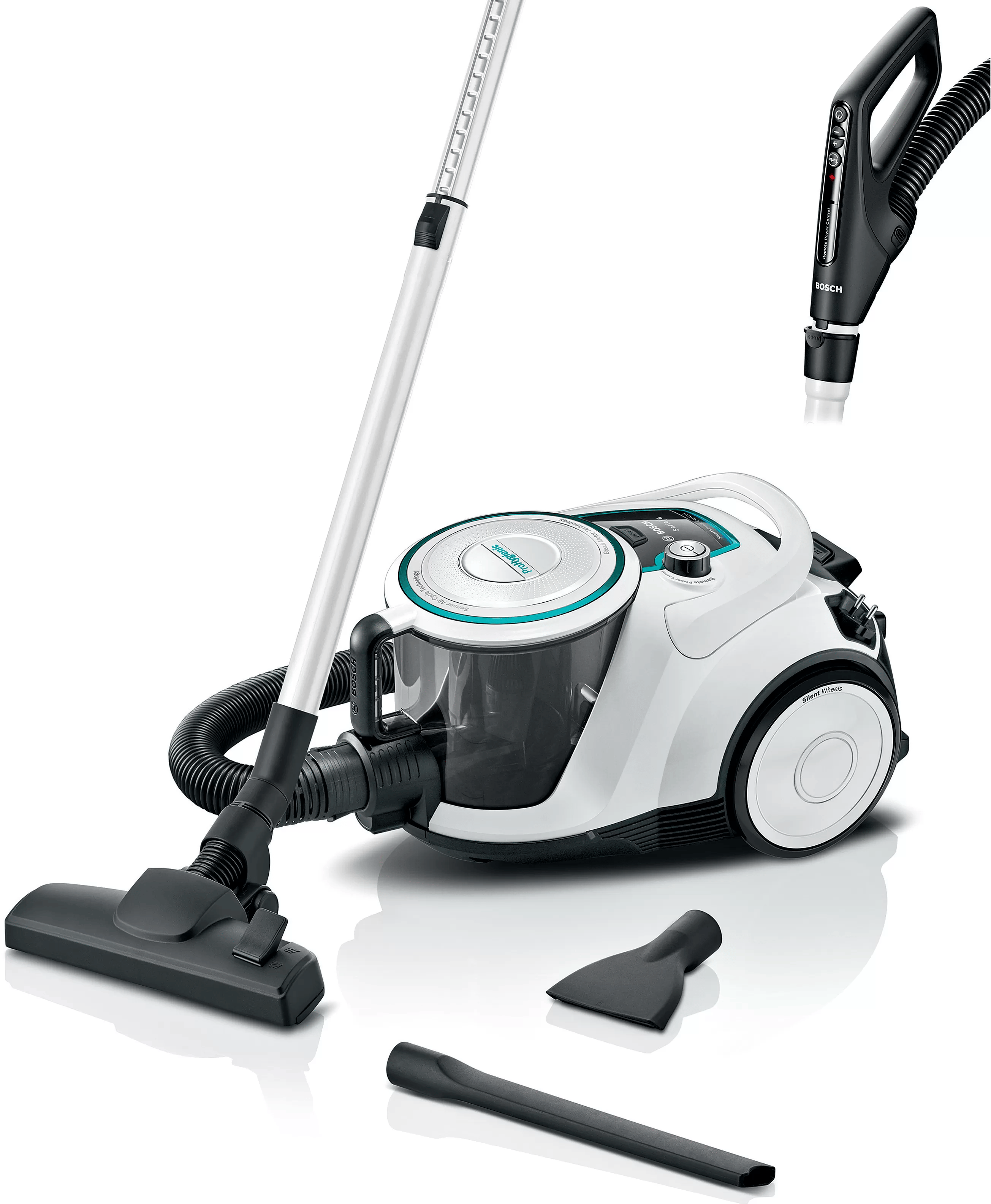 BOSCH BGS41HYG1 Serie | 6 Toz torbasız SüpürgeProHygienic Beyaz