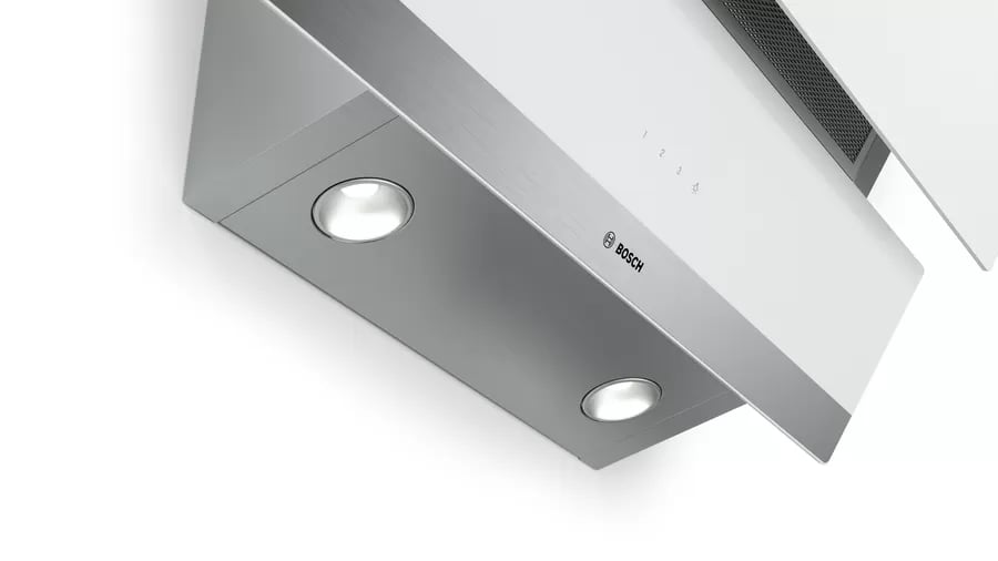Bosch DWK095G20T Serie 2 Duvar Tipi Davlumbaz 90 cm Beyaz Cam Yüzey