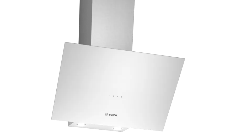 Bosch DWK64PJ20T  Serie  2 Duvar Tipi Davlumbaz 60 cm Beyaz Cam Yüzey