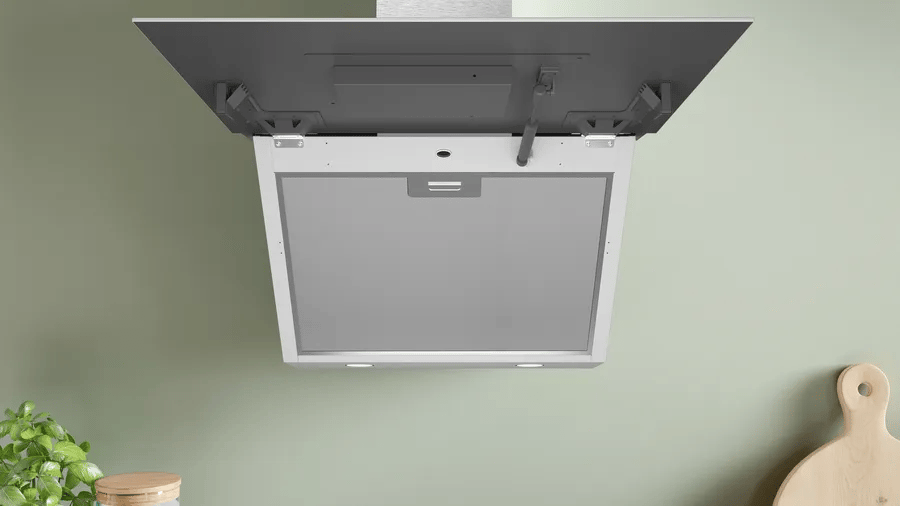 Bosch DWK67PJ20T Serie 6 Duvar Tipi Davlumbaz 60 cm Beyaz Cam Yüzey