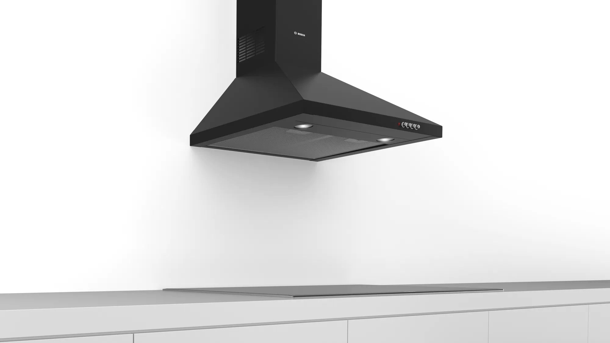 BOSCH DWP64CC60T Serie | 2 Duvar Tipi Davlumbaz60 cm Siyah