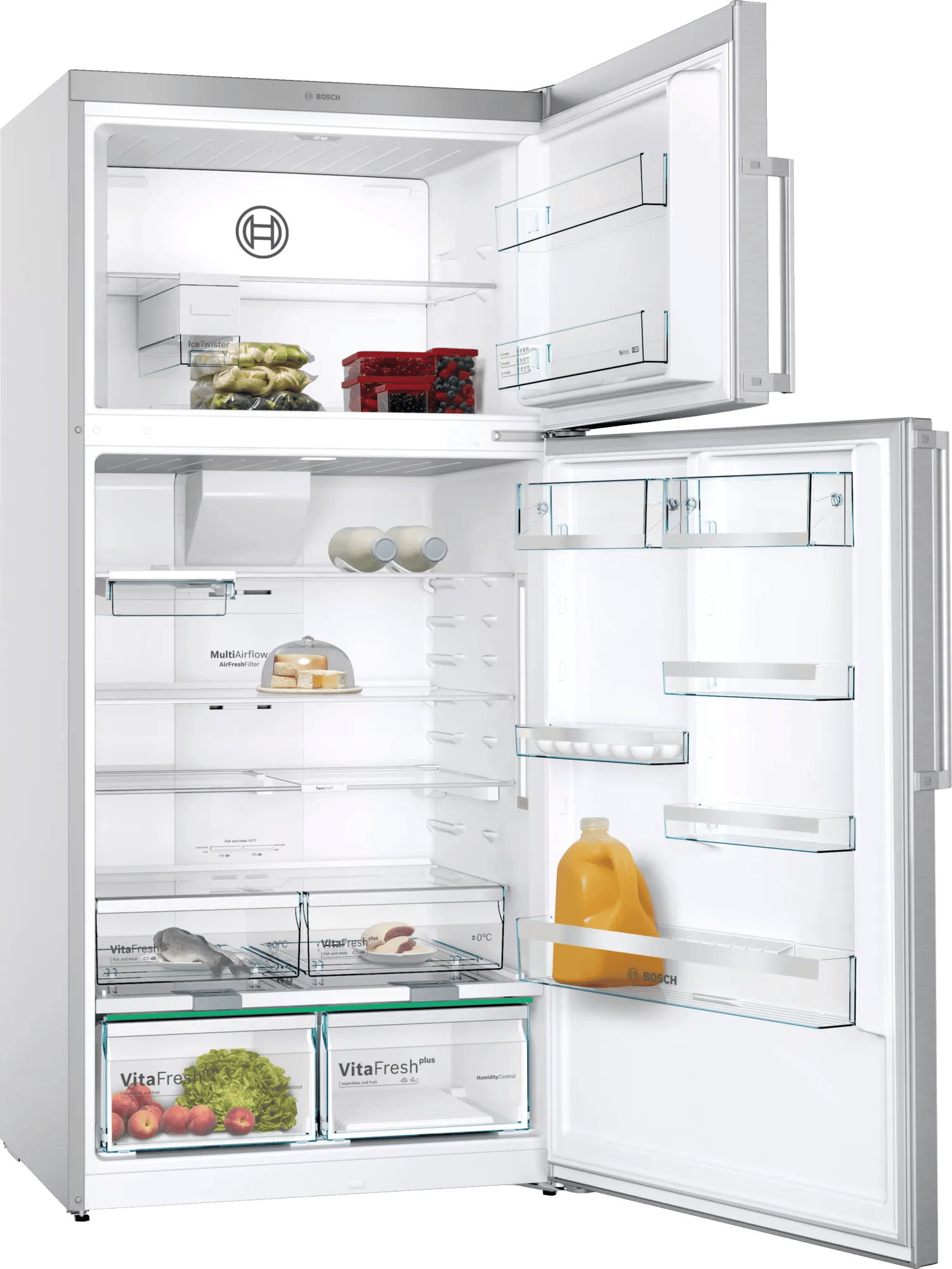 Bosch KDN86HID1N Serie 6 Üstten Donduruculu Buzdolabı 186 x 86 cm Kolay temizlenebilir Inox