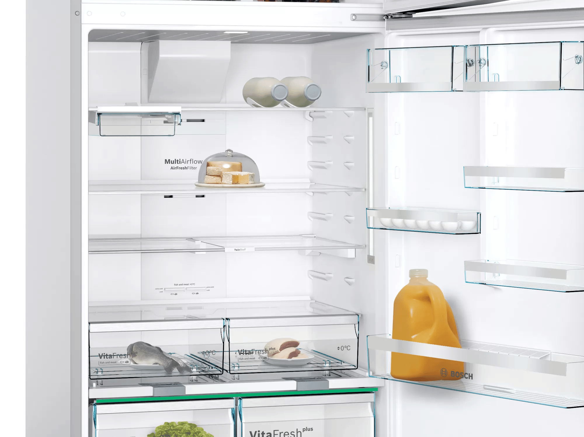 Bosch KDN86HID1N Serie 6 Üstten Donduruculu Buzdolabı 186 x 86 cm Kolay temizlenebilir Inox