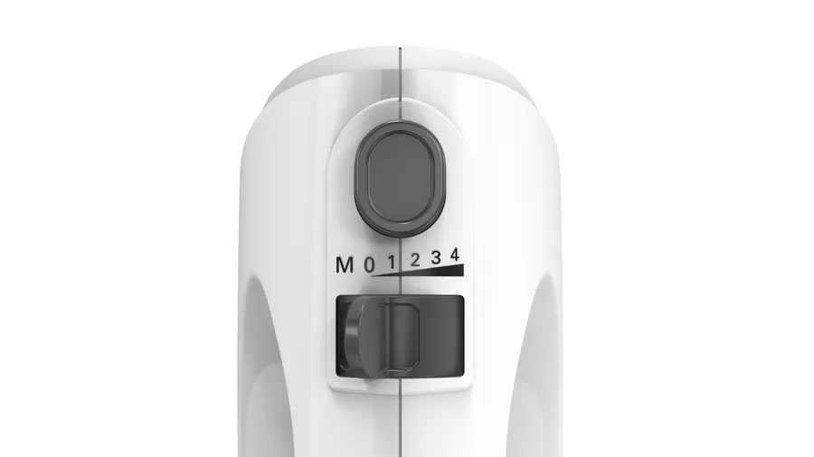 Bosch MFQ24200 El Mikseri CleverMixx 400 W Beyaz, Fırçalanmış paslanmaz çelik