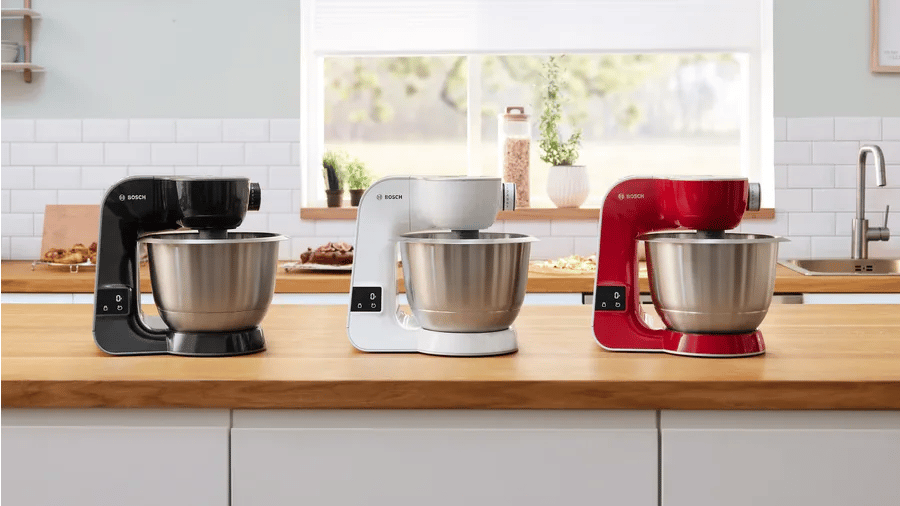Bosch MUM5X720 Serie 4 Kitchen machine with scale MUM 5 1000 W Kırmızı, Gümüş