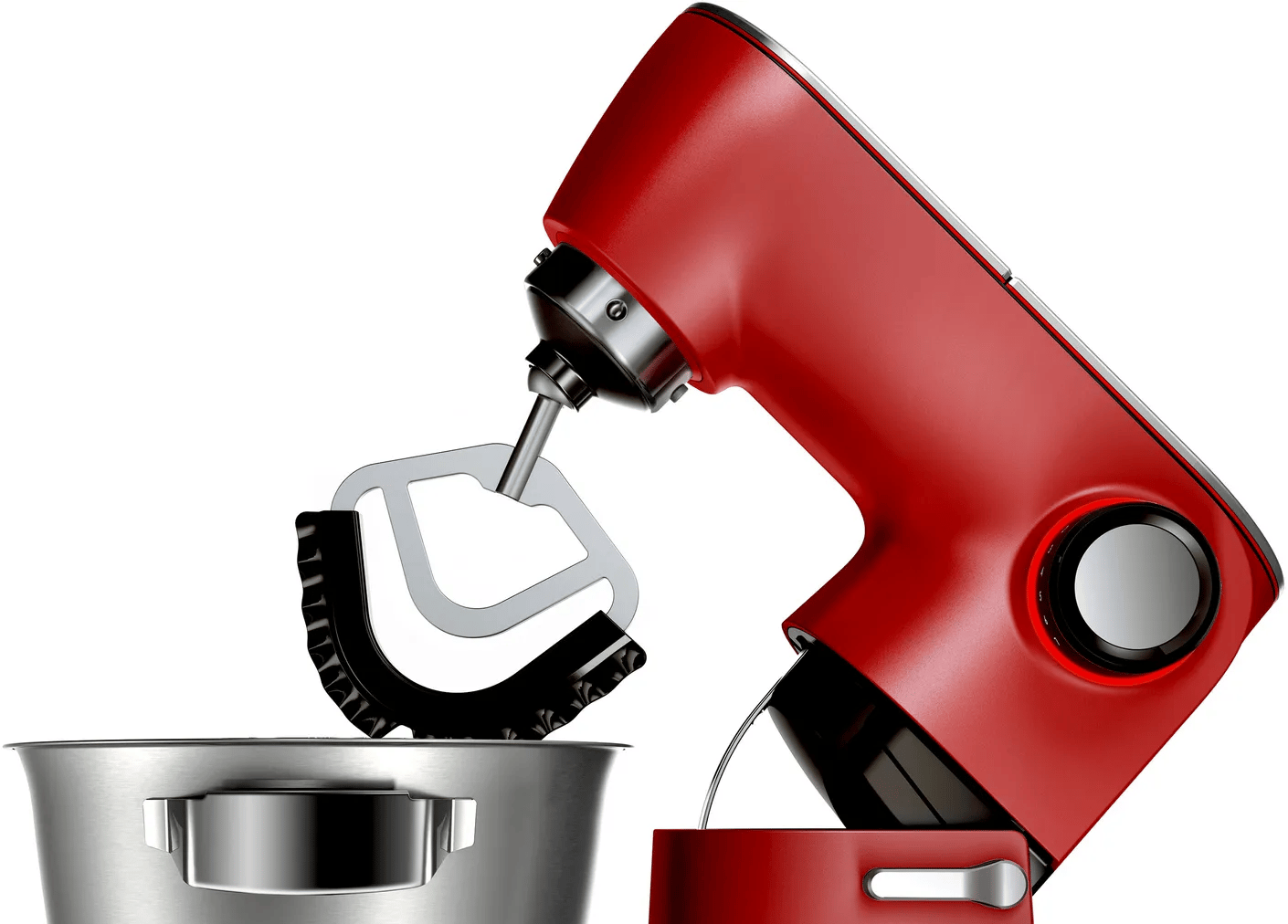 Bosch MUM9A66R00 Mutfak Makinesi OptiMUM 1600 W Kırmızı, Gümüş