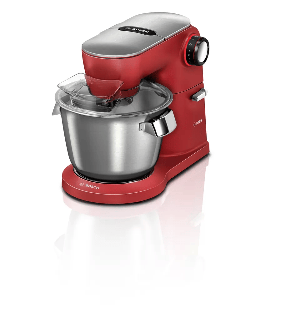 Bosch MUM9A66R00 Mutfak Makinesi OptiMUM 1600 W Kırmızı, Gümüş
