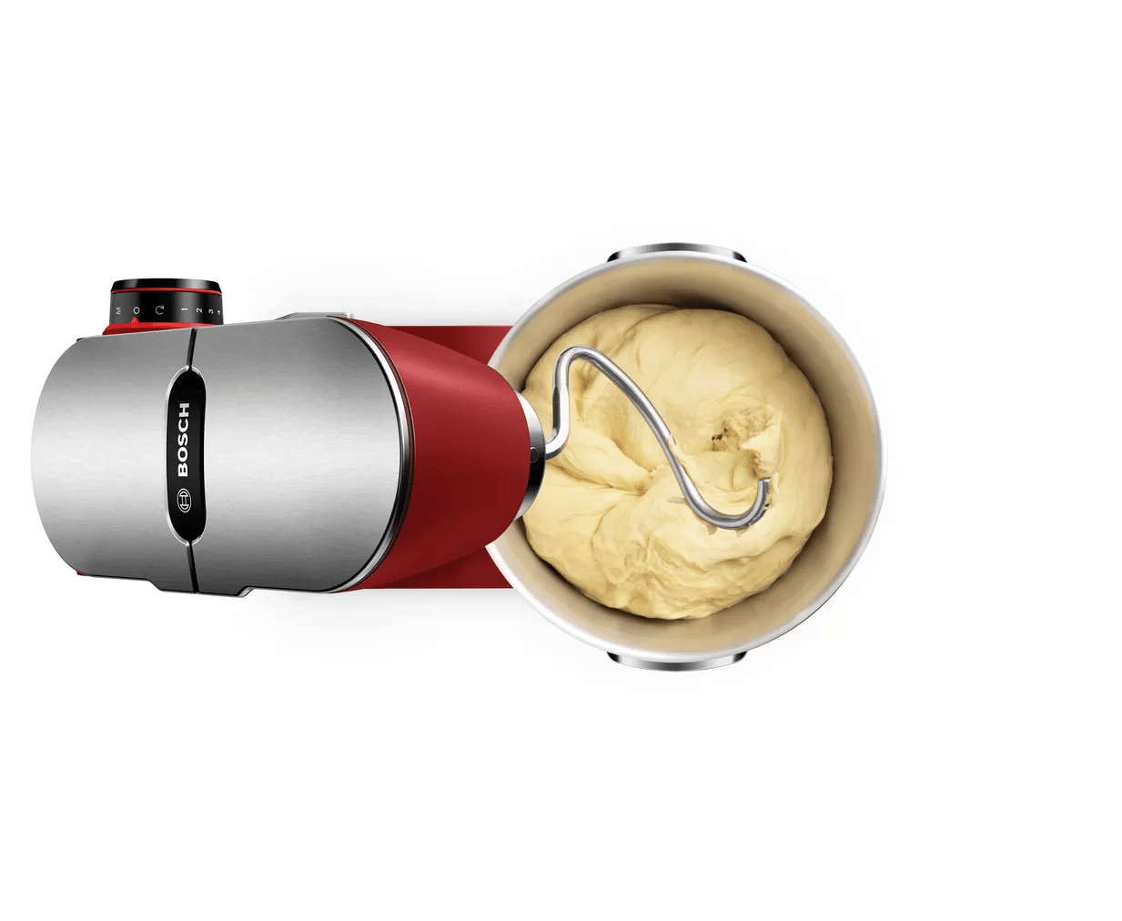 Bosch MUM9A66R00 Mutfak Makinesi OptiMUM 1600 W Kırmızı, Gümüş
