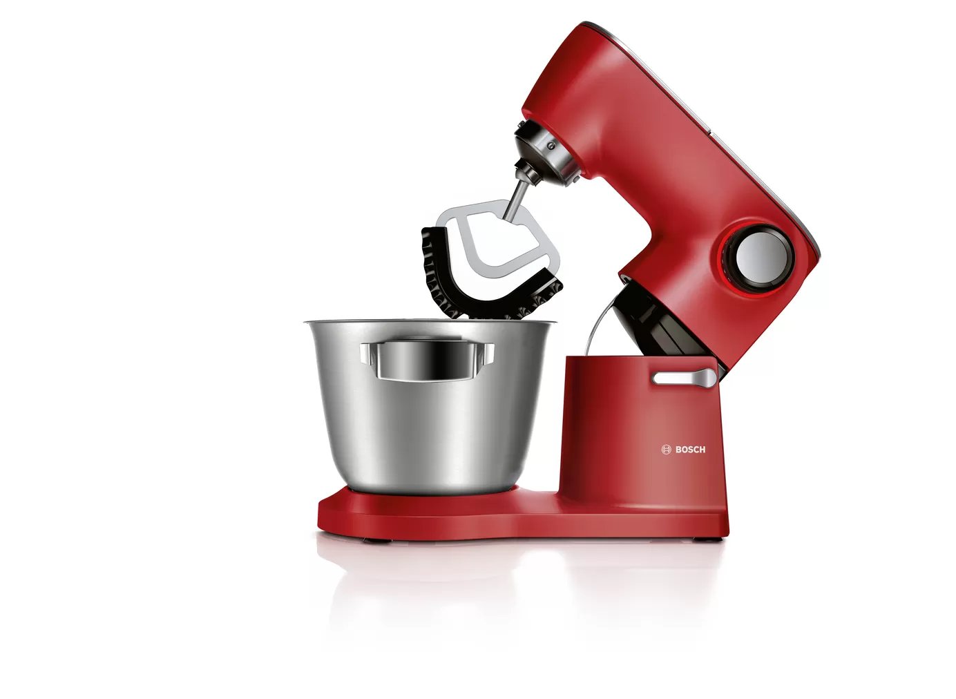 Bosch MUM9A66R00 Mutfak Makinesi OptiMUM 1600 W Kırmızı, Gümüş