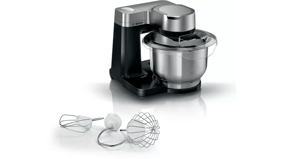 Bosch MUMS2VM00 Serie 2 Mutfak Makinesi MUM 900 W Siyah, Gümüş