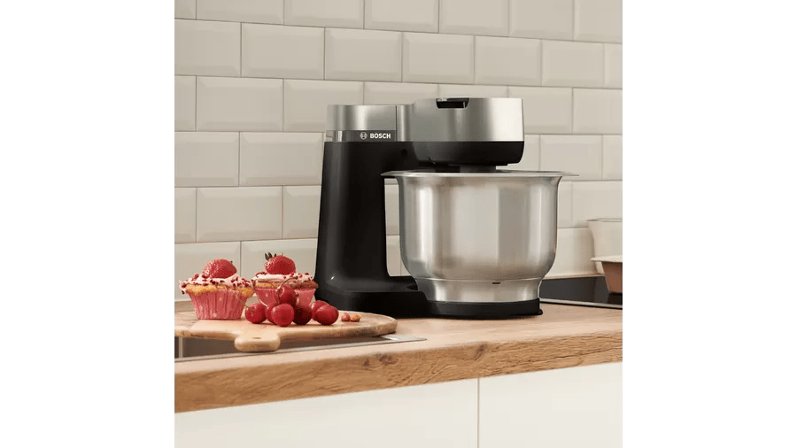Bosch MUMS2VM00 Serie 2 Mutfak Makinesi MUM 900 W Siyah, Gümüş