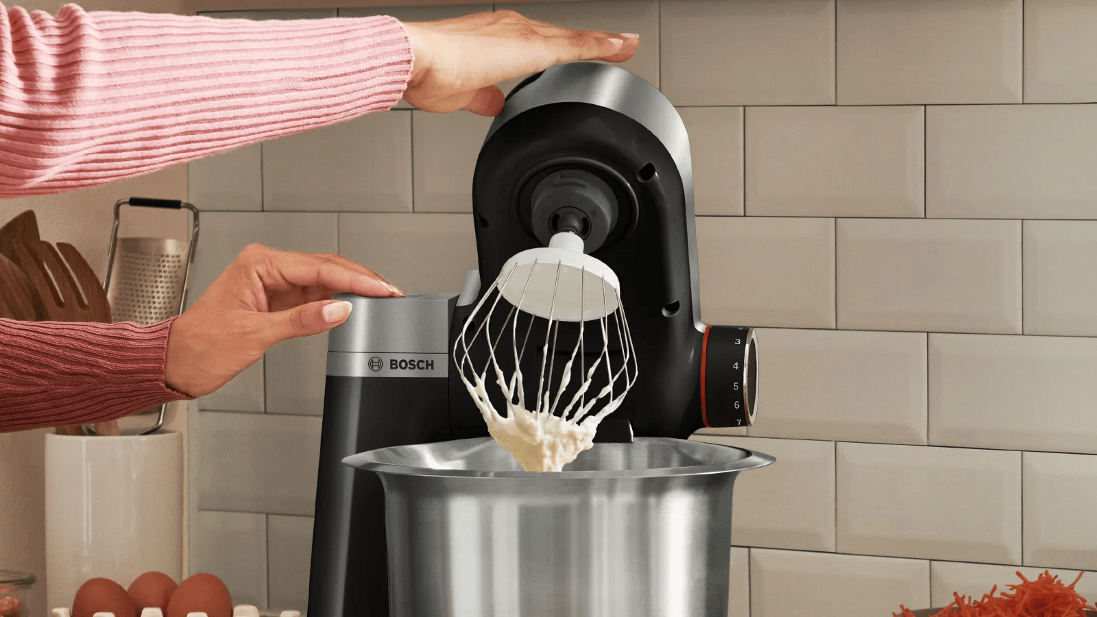 Bosch MUMS2VM40 Serie 2 Mutfak Makinesi MUM 900 W Siyah, Gümüş