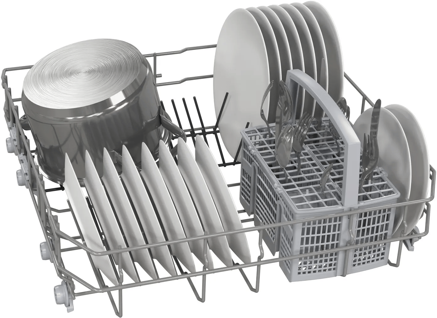 Bosch  SMI4IKW50T Serie 4 Yarı Ankastre Bulaşık Makinesi 60 cm Beyaz