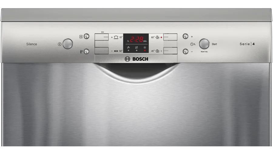 Bosch SMS44DI01T Serie 4 Solo Bulaşık Makinesi 60 cm Fırçalanmış çelik parmak izi tutmaz