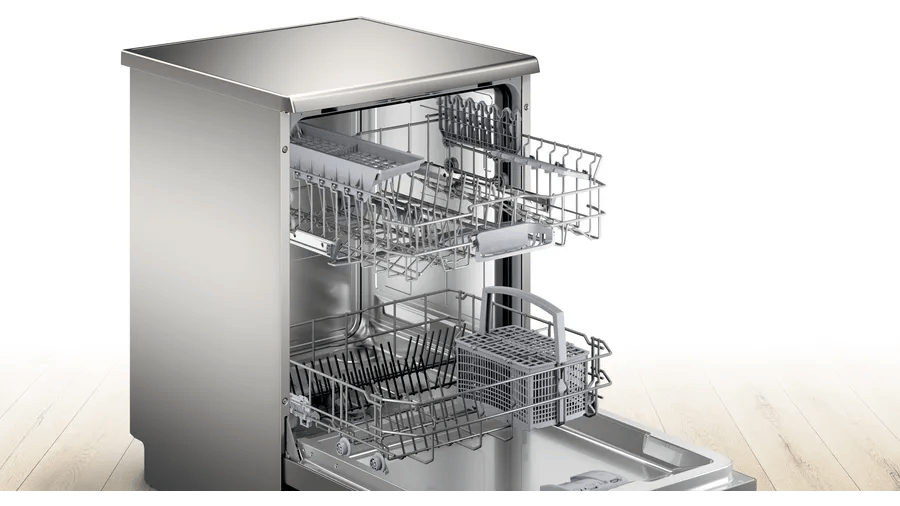 Bosch SMS44DI01T Serie 4 Solo Bulaşık Makinesi 60 cm Fırçalanmış çelik parmak izi tutmaz
