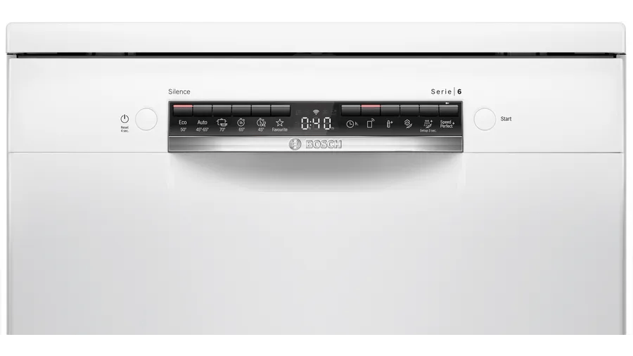 Bosch SMS4EKW62T Serie 6 Solo Bulaşık Makinesi 60 cm Beyaz
