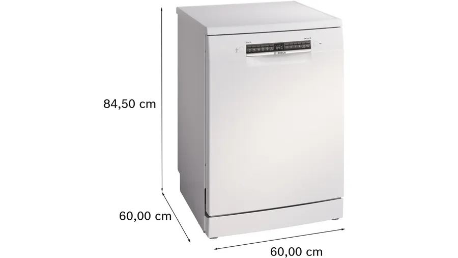 Bosch SMS4EKW62T Serie 6 Solo Bulaşık Makinesi 60 cm Beyaz