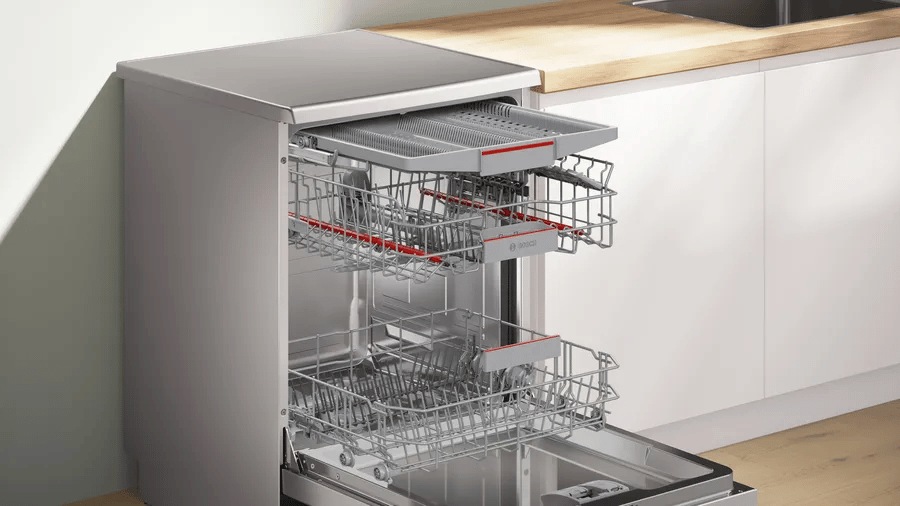 Bosch SMS4IMI62T Serie 4 Solo Bulaşık Makinesi 60 cm Fırçalanmış çelik parmak izi tutmaz