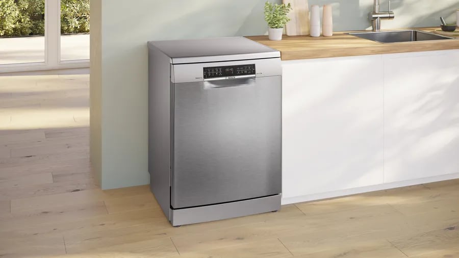 Bosch SMS6EAI81T Serie 6 Solo Bulaşık Makinesi 60 cm Fırçalanmış çelik parmak izi tutmaz