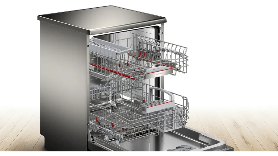 Bosch SMS6EAI81T Serie 6 Solo Bulaşık Makinesi 60 cm Fırçalanmış çelik parmak izi tutmaz