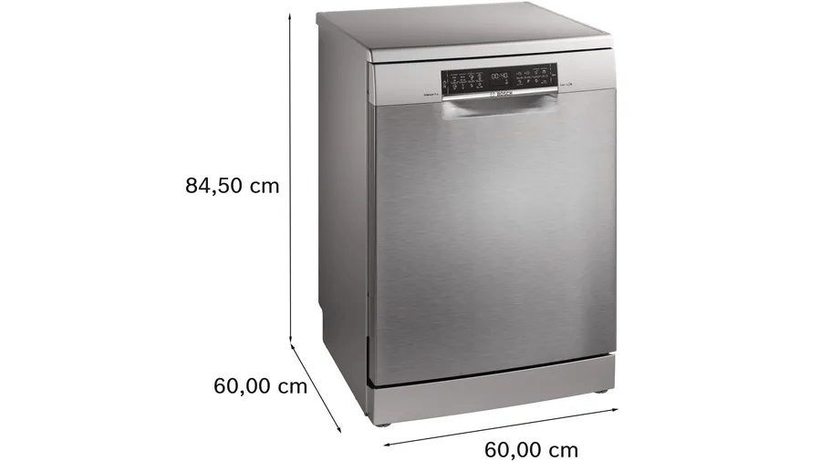 Bosch SMS6EMI70T Serie 6 Solo Bulaşık Makinesi 60 cm Fırçalanmış çelik parmak izi tutmaz
