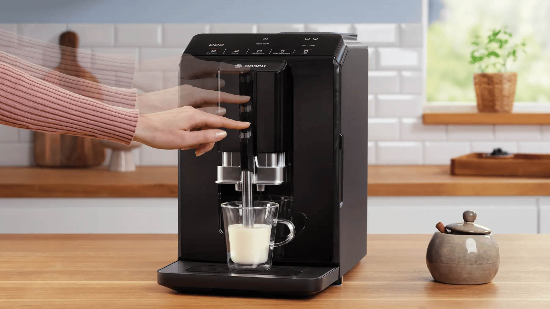 Bosch TIE20119 Serie 2 Tam Otomatik Kahve Makinesi VeroCafe Piyano siyah, Çıkarılabilir su tankıv