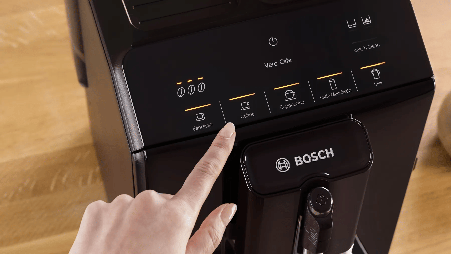 Bosch TIE20119 Serie 2 Tam Otomatik Kahve Makinesi VeroCafe Piyano siyah, Çıkarılabilir su tankıv