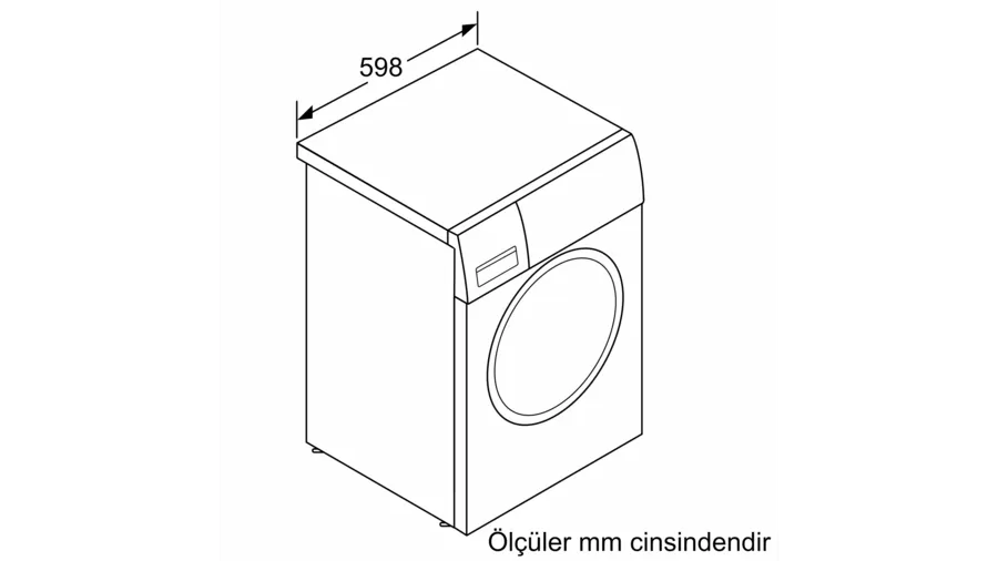 Bosch WGA142ZXTR Serie 4 Çamaşır Makinesi 9 kg 1200 dev./dak., Gümüş