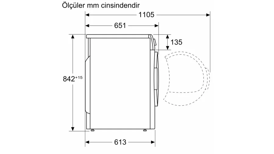 Bosch WQB245A0TR Serie 8 Isı Pompalı Kurutma Makinesi 9 kg