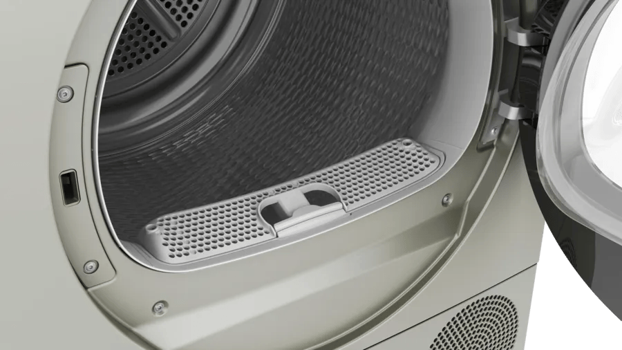 Bosch WQB245AXTR Serie 8 Isı Pompalı Kurutma Makinesi 9 kg Gümüş