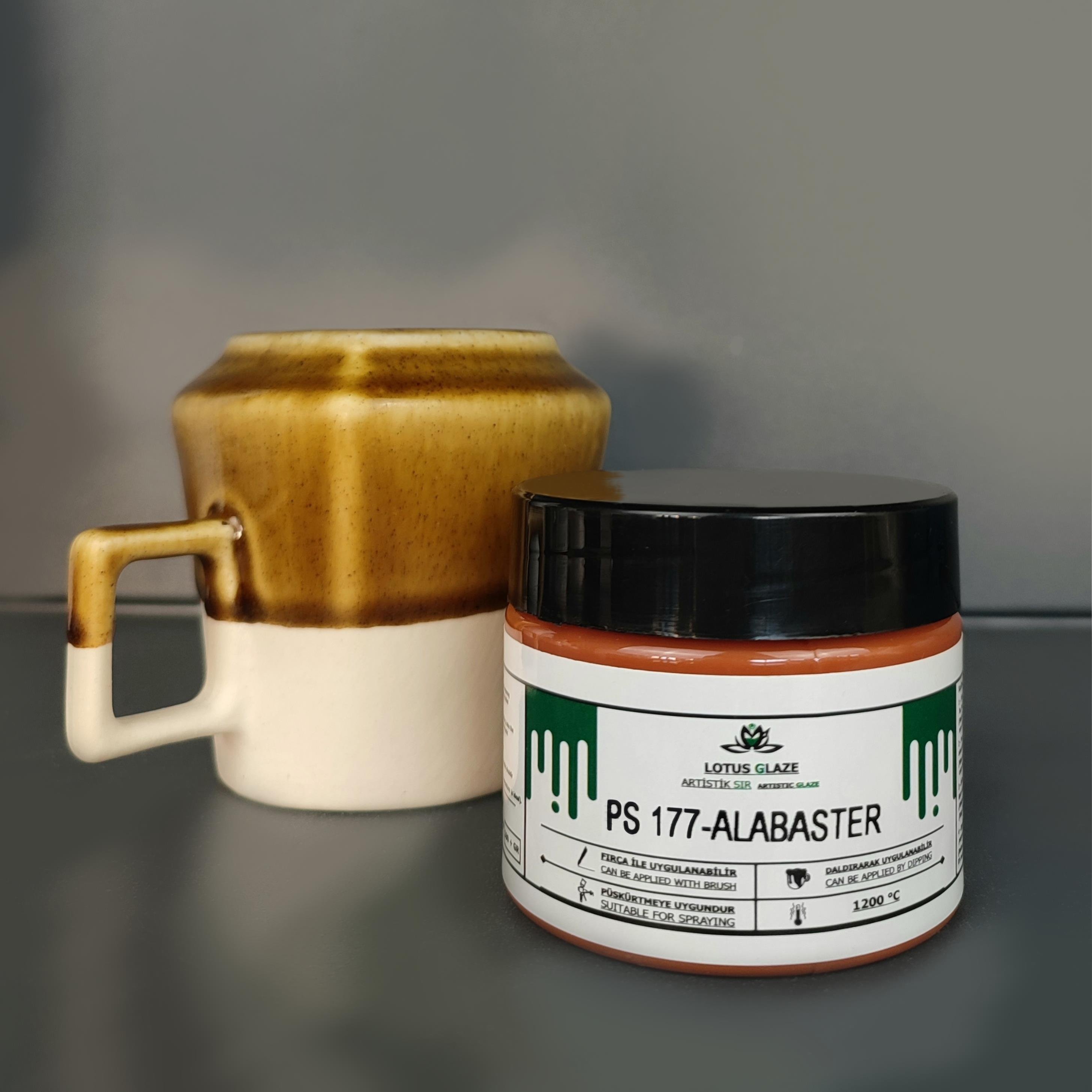Lotus Glaze Artistik Stoneware sırı  - PS 177 Alabaster