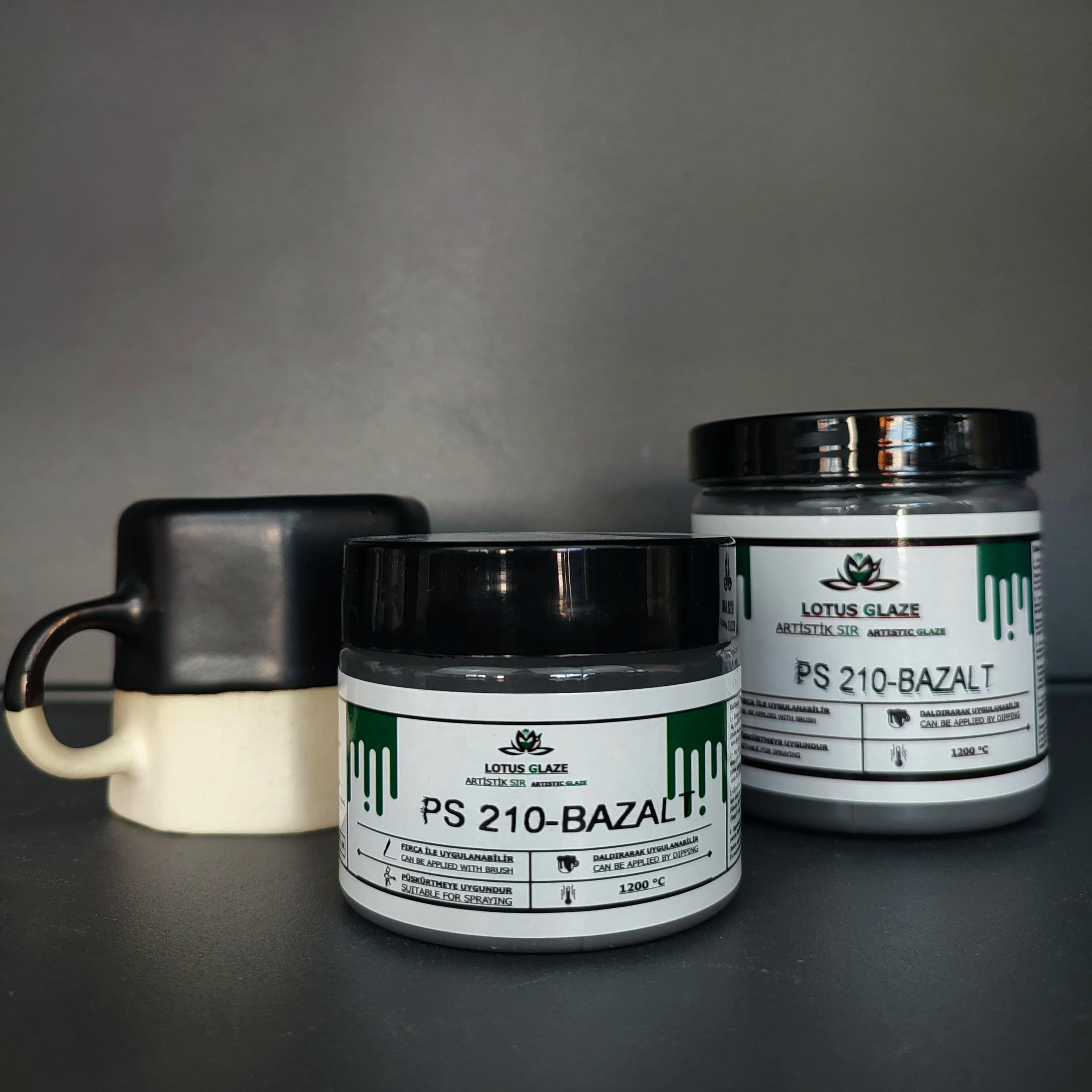 Lotus Glaze Artistik Stoneware sırı  - PS 210 Bazalt