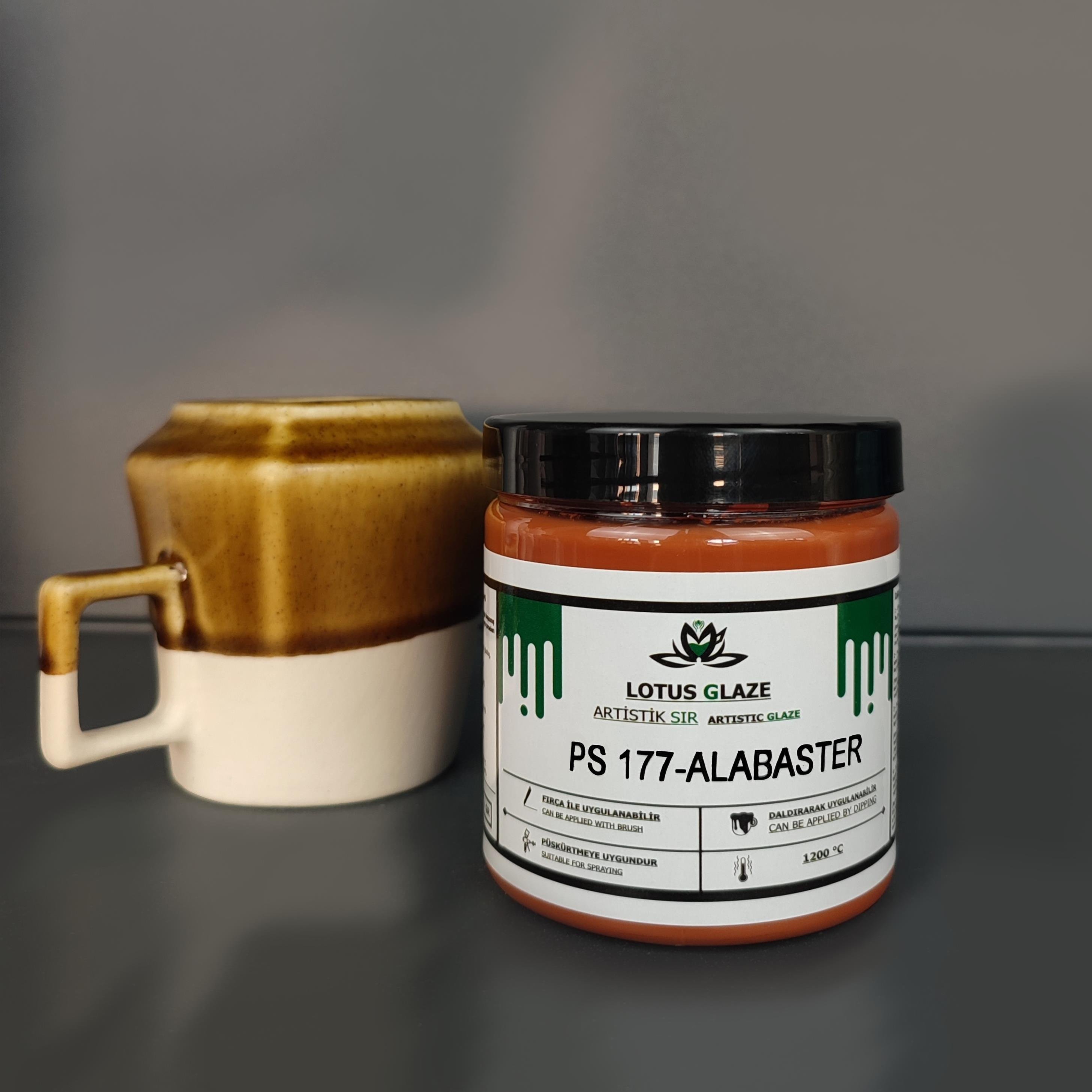 Lotus Glaze Artistik Stoneware sırı  - PS 177 Alabaster