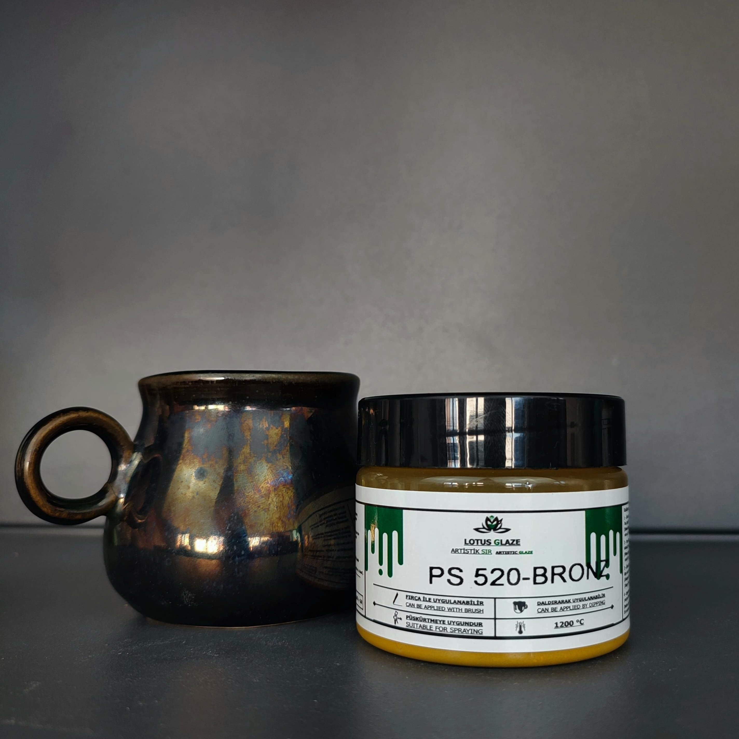 Lotus Glaze Artistik Stoneware sırı  - PS 520 Bronz
