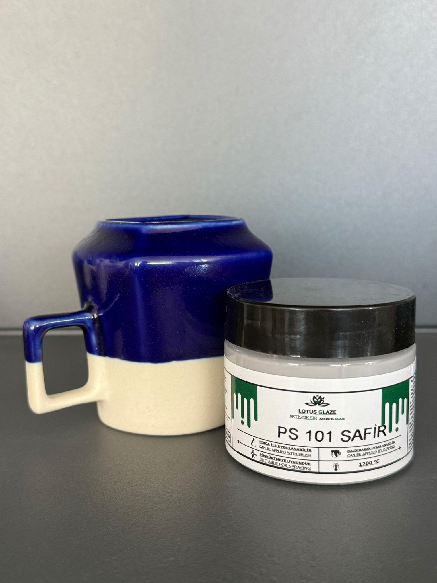 Lotus Glaze Artistik Stoneware sırı  - PS 101 Safir