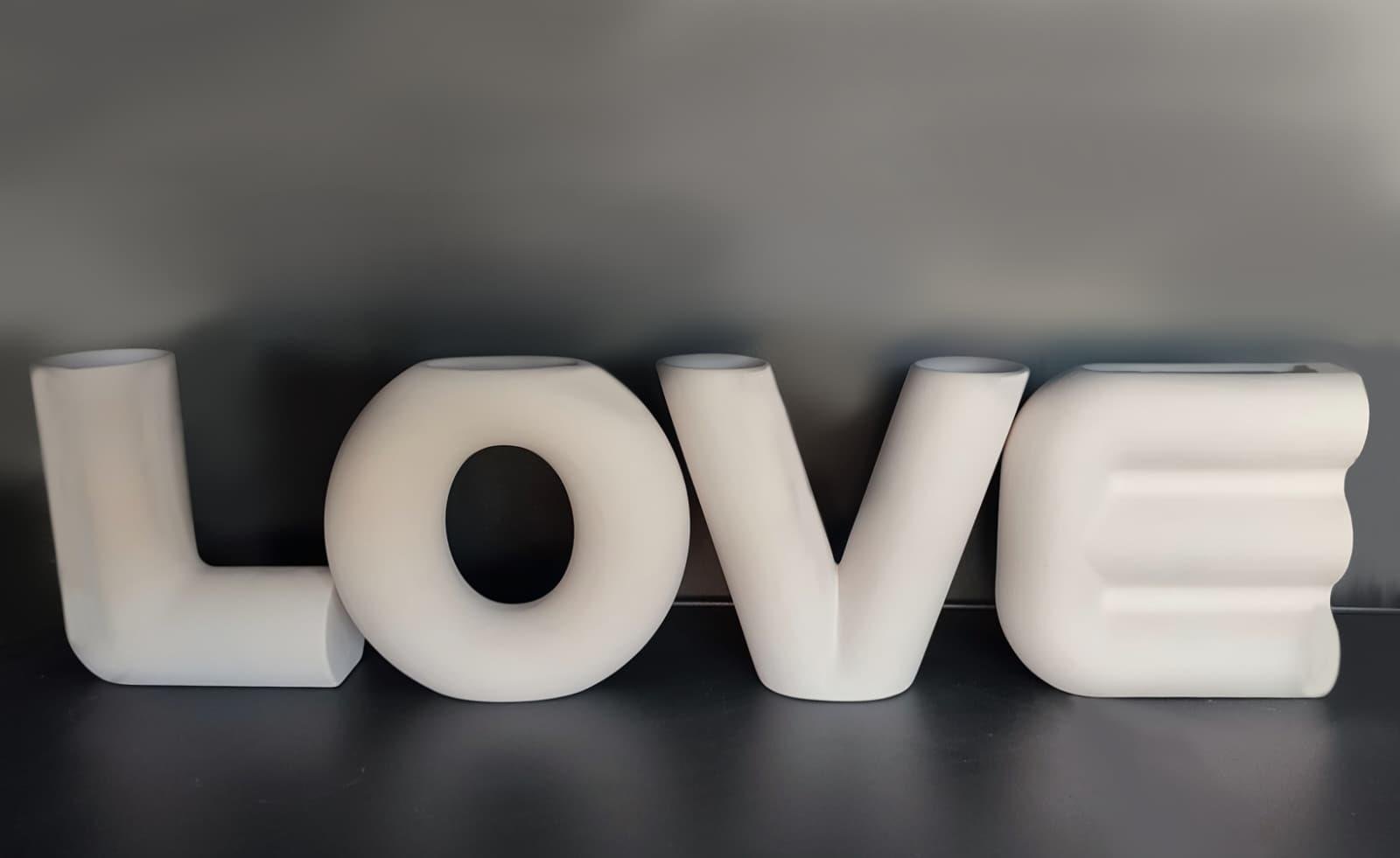 Love Vazo Takım | Seramik Bisküvi