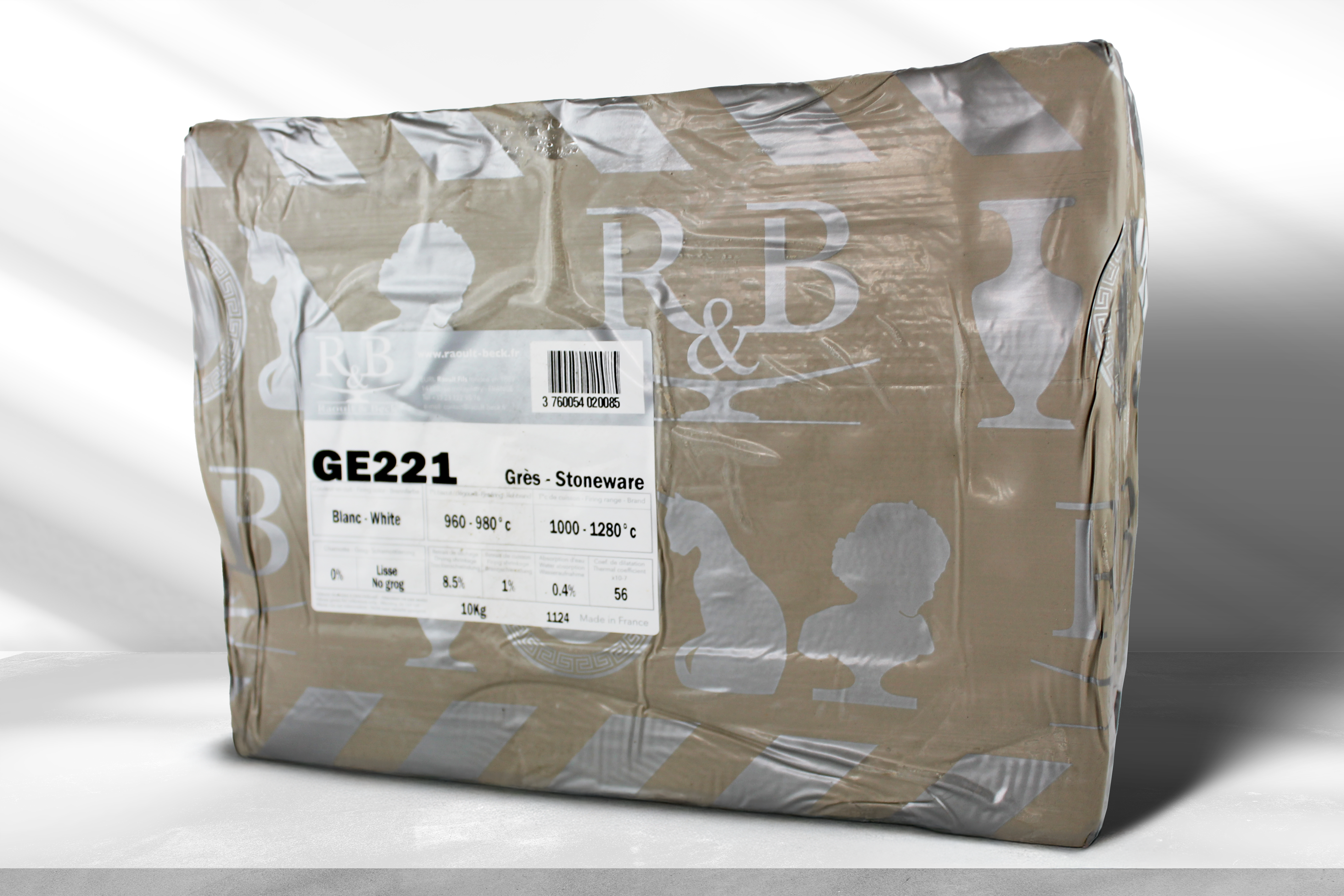 Raoult & Beck GE221 Beyaz Kumtaşı Stoneware Çamur