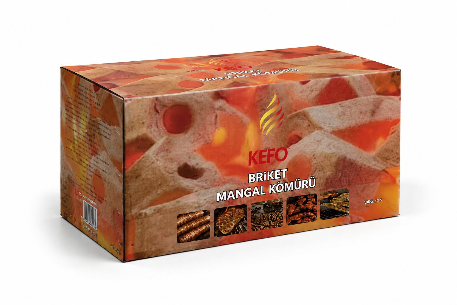 Kefo Briket Mangal Kömür 10 Kg | KEFO