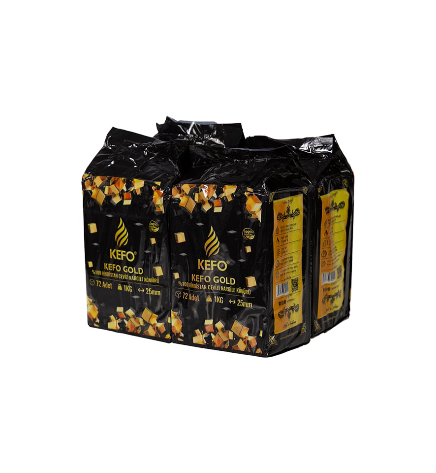 Kefo Gold 25 mm 4 Kg Hindistan Cevizi Kömürü