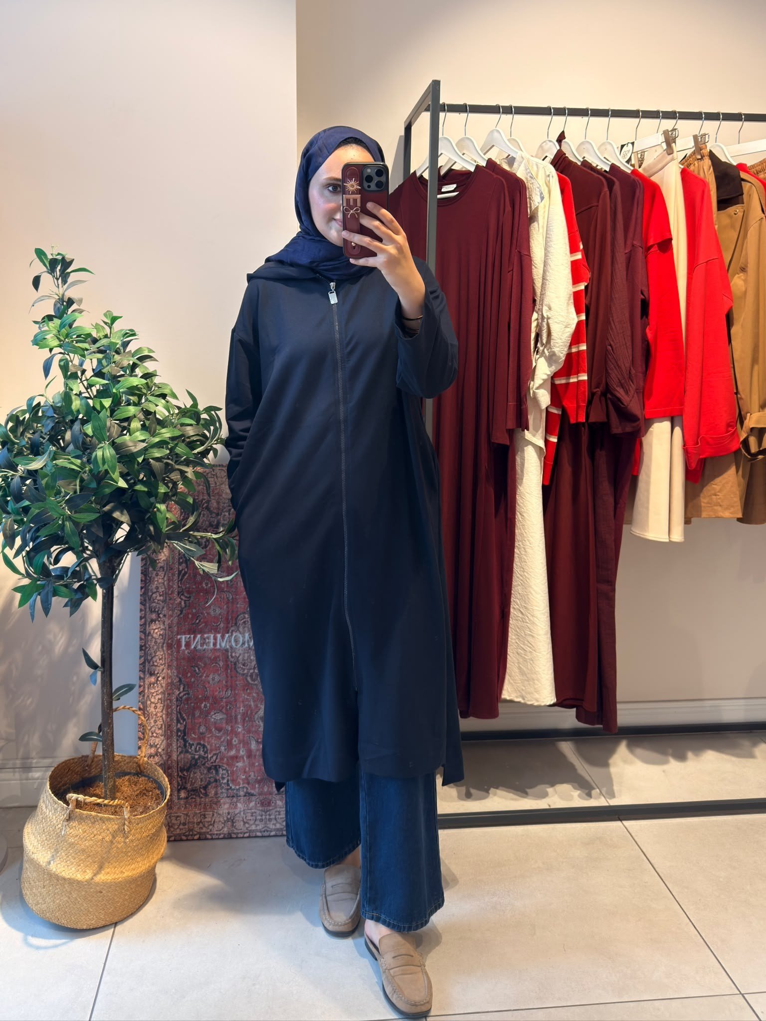 Basic Uzun Kap Lacivert