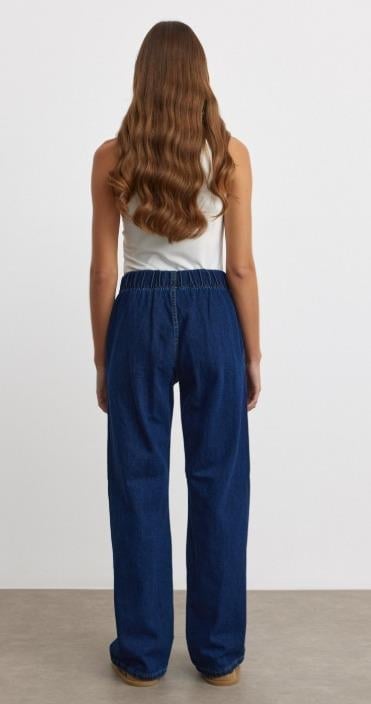 Denim Palazzo Lacivert