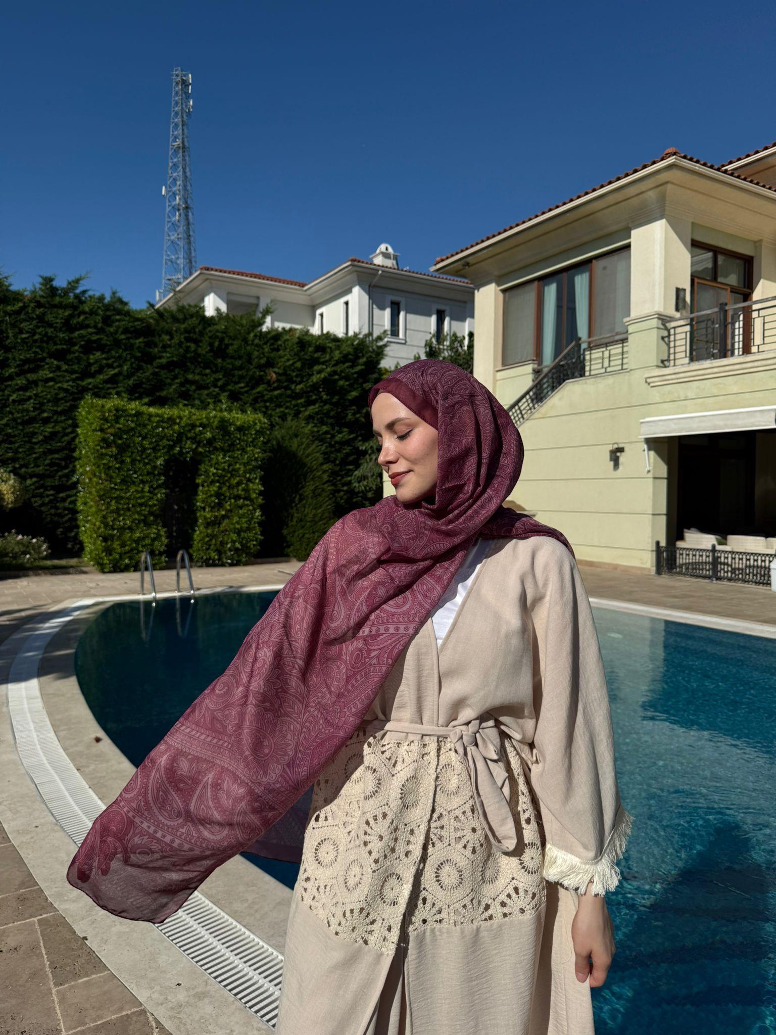 Desenli Soft Şal 0010