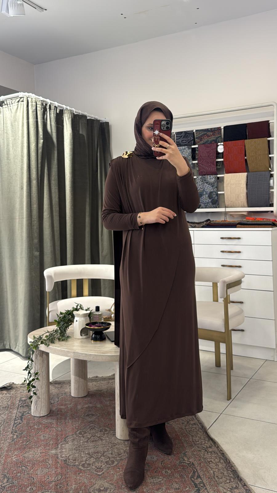 Doha Elbise Kahverengi