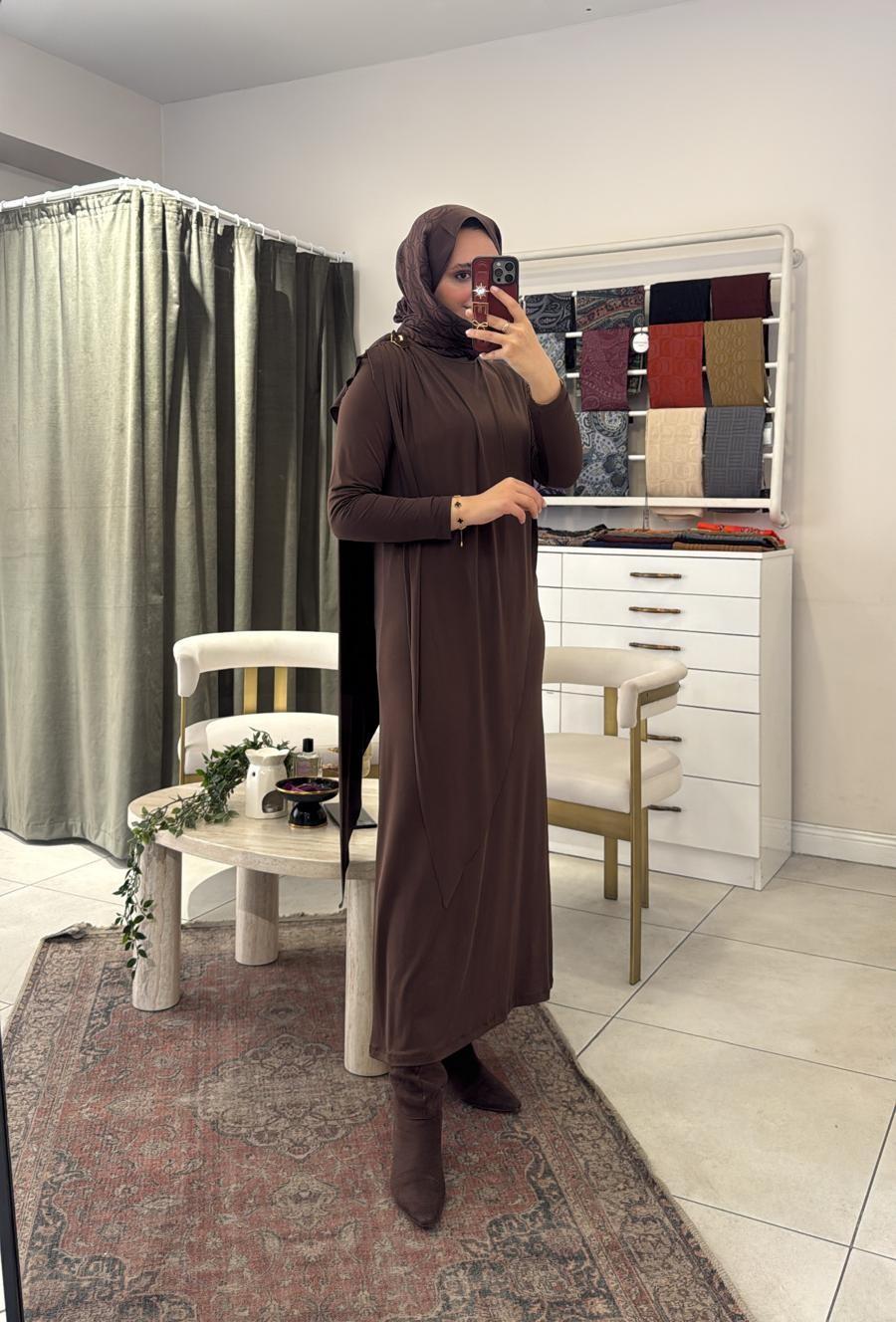 Doha Elbise Kahverengi