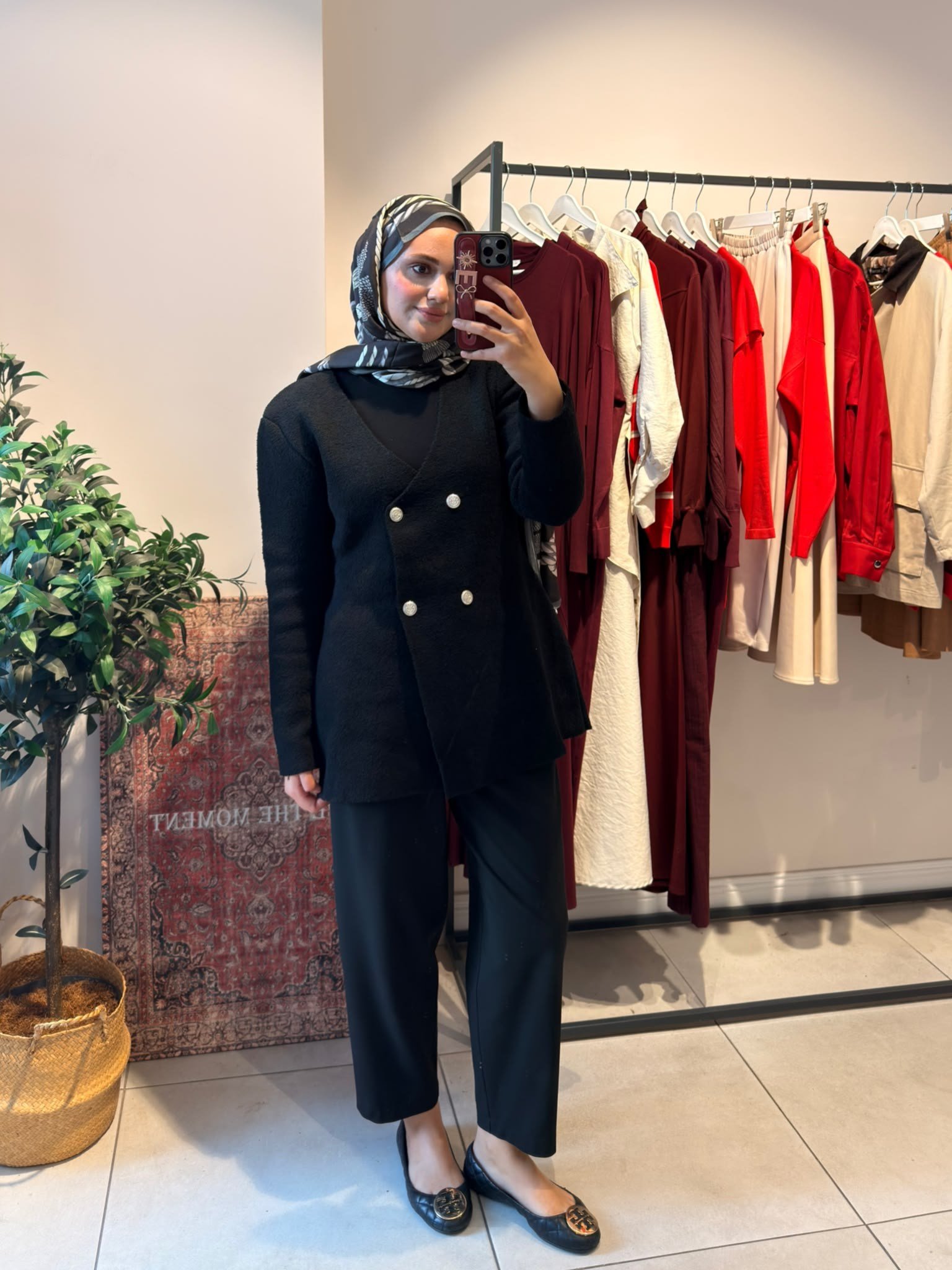 Lady Triko Ceket Siyah
