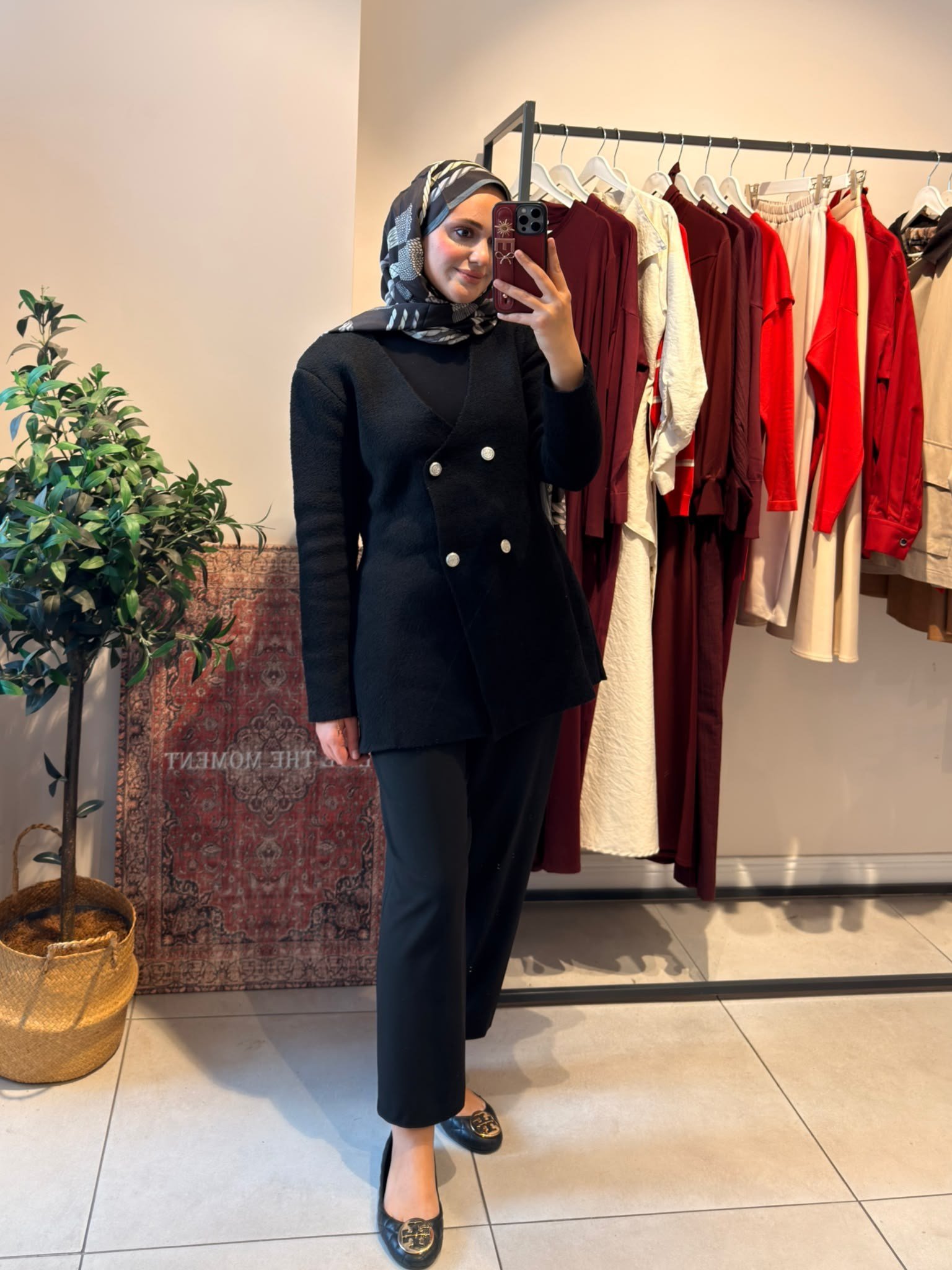 Lady Triko Ceket Siyah