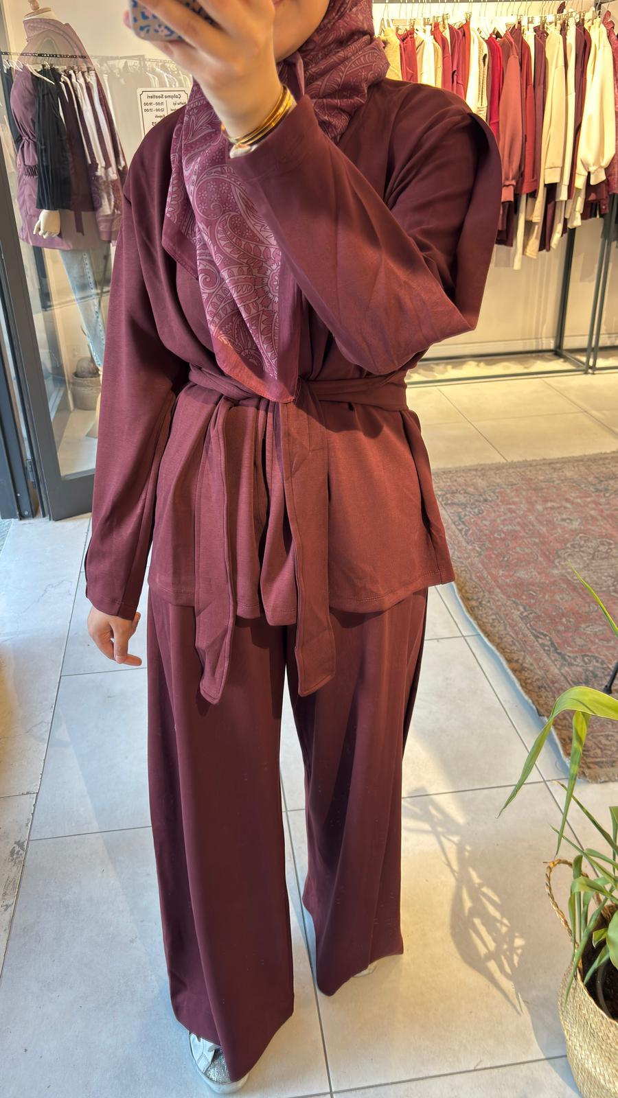 Oysho Duo Takım Bordo