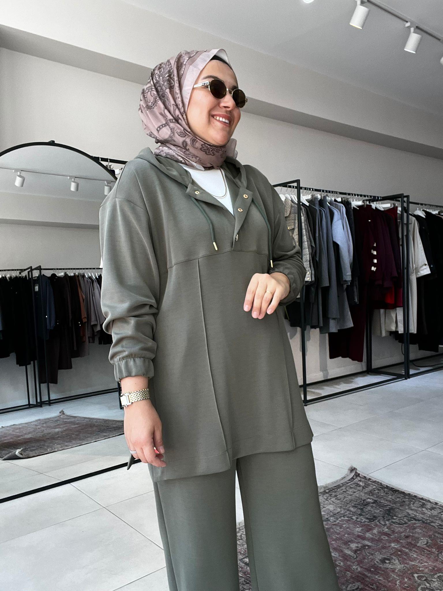 Yandan Çıtçıtlı Oysho Takım