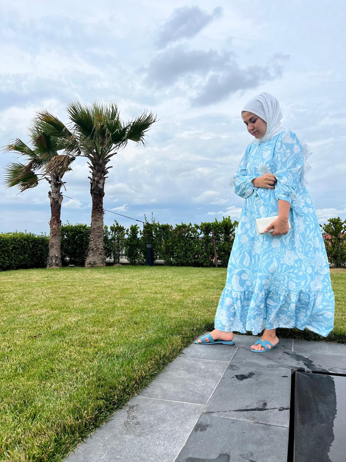 Yaz Elbise- Mavi